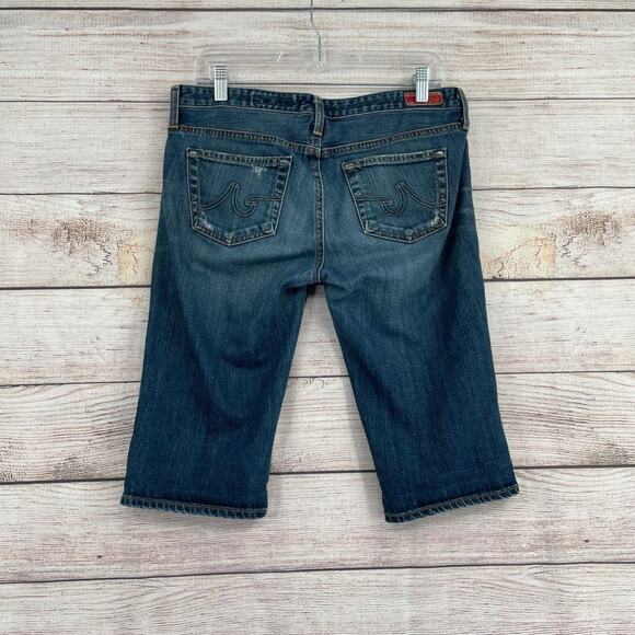 AG Adriano Goldschmied The Malibu Crop Pant Jeans Women's 29 Blue Medium Wash - Picture 2 of 13